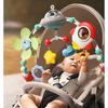 Arco de Brinquedos para Carrinho de Bebê, Móbile Musical Giratório para Berço, Cadeiras de Balanço, Brinquedos para Habilidades Motoras Finas e Desenvolvimento Sensorial, Arco de Brinquedos para Assento de Carro de Bebê