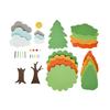 Foam Shapes - OZ INTERNATIONAL - The 4 Seasons - Multicoloured - 540 Pieces - EVA