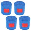 Horse Polo Leg Wraps Set of 4 Polyester Protective Bandage 10cm Width Thicken Lengthen Royalblue