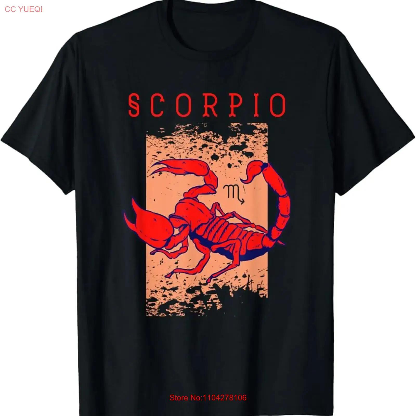 

NEW LIMITED October November Scorpio Astrological Sign Birthday T Shirt vintage Washed homme Unisex designer clothes Casual 5XL різнокольоровий