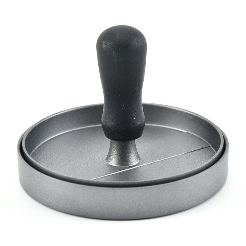 Burger Meat Press, Plastic Handle, Meat Patty Press, Manual Production, Mold, Aluminum Alloy, Non Stick Meat Patty Press