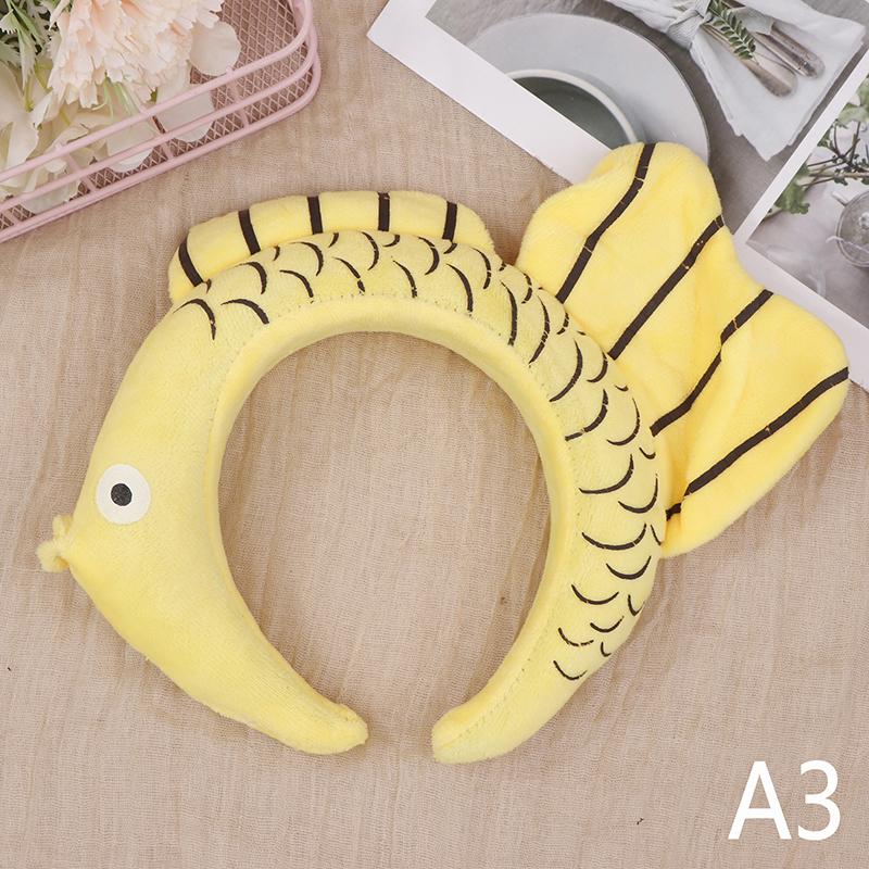 

Мультяшная плюшевая повязка на голову в виде морского животного, повязка на голову в виде акулы, забавный пушистый обруч для волос, реквизит на тему Хэллоуина, Рождества, косплей костюм