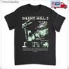 Silent Hill 2 Black T-Shirt Tee Horror Survival Gaming Konami Unisex T-Shirt