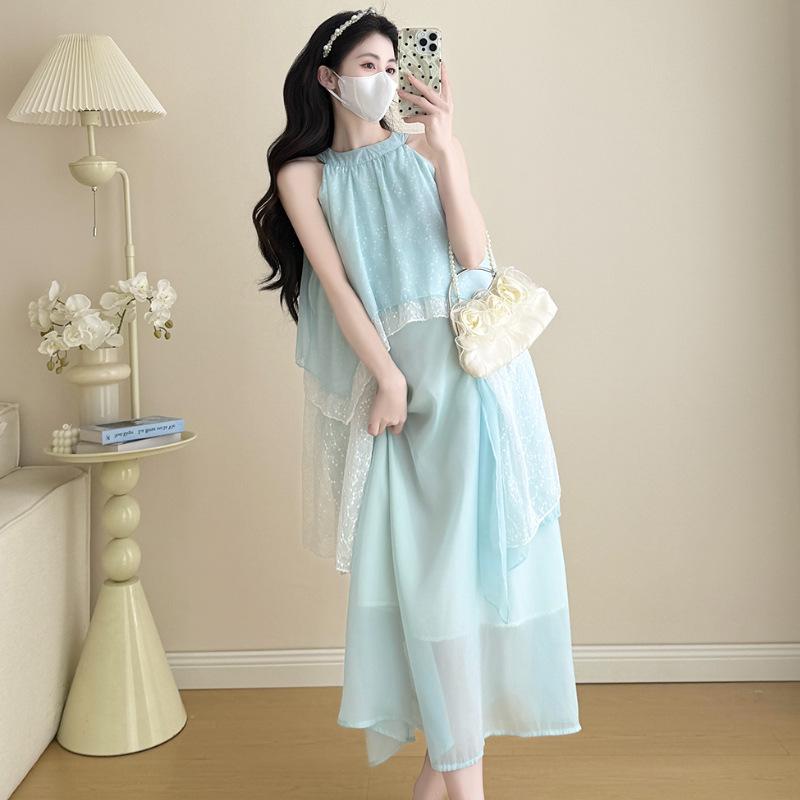 2026 Early Spring Maternity Set: Sweet Sling Dress + Sun Protection Cardigan