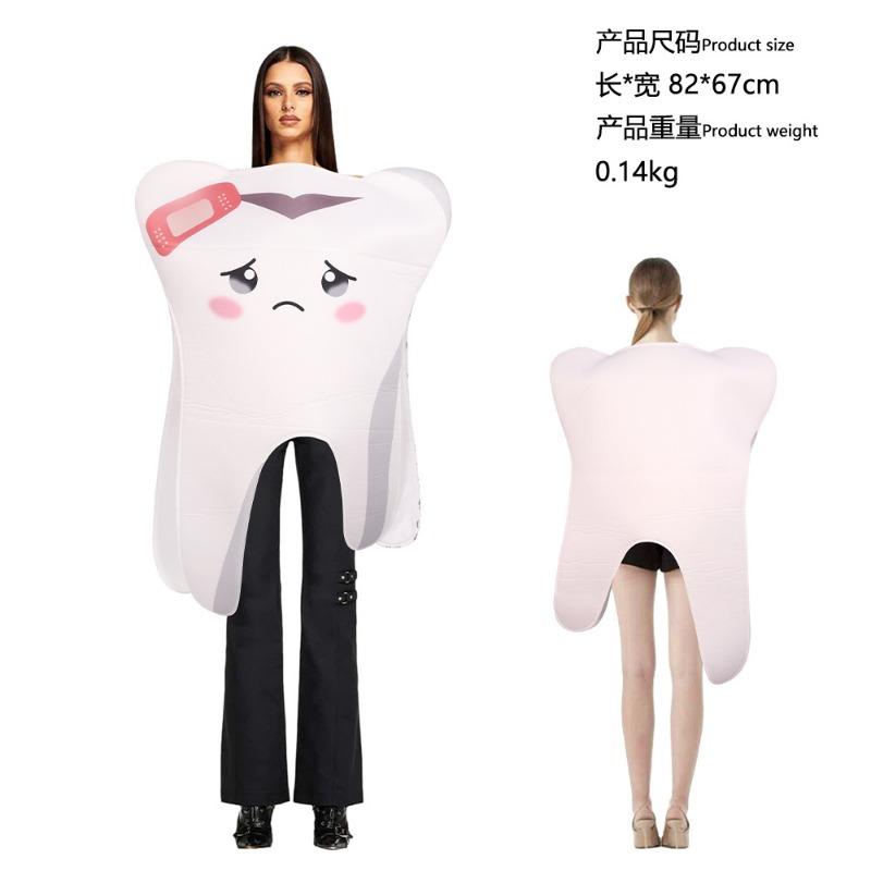 Halloween Mona Lisa 2 Costume Mural Costume Campus Event Performance Composite Sponge Suit Onesie