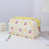 Cartoon Rose Pattern Pencil Case With Large Capacity For Students And School Supplies