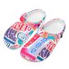 Trendy Printed EVA Casual Clogs Women Men Soft Sole Easy Clean Lightweight Slip On Sandals Slippers Summer Daily Leisure Shoes