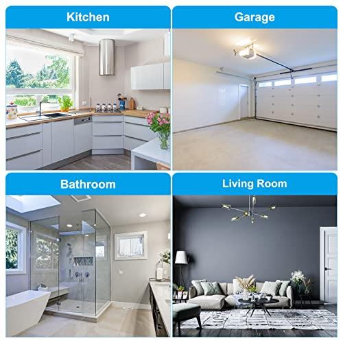 PATIKIL 200mm Duct Connection Flange, 2-Piece Set, Dryer Vent Wall Plate, Square-Round Straight Duct Plate for Heating, Cooling, and Ventilation Fans,