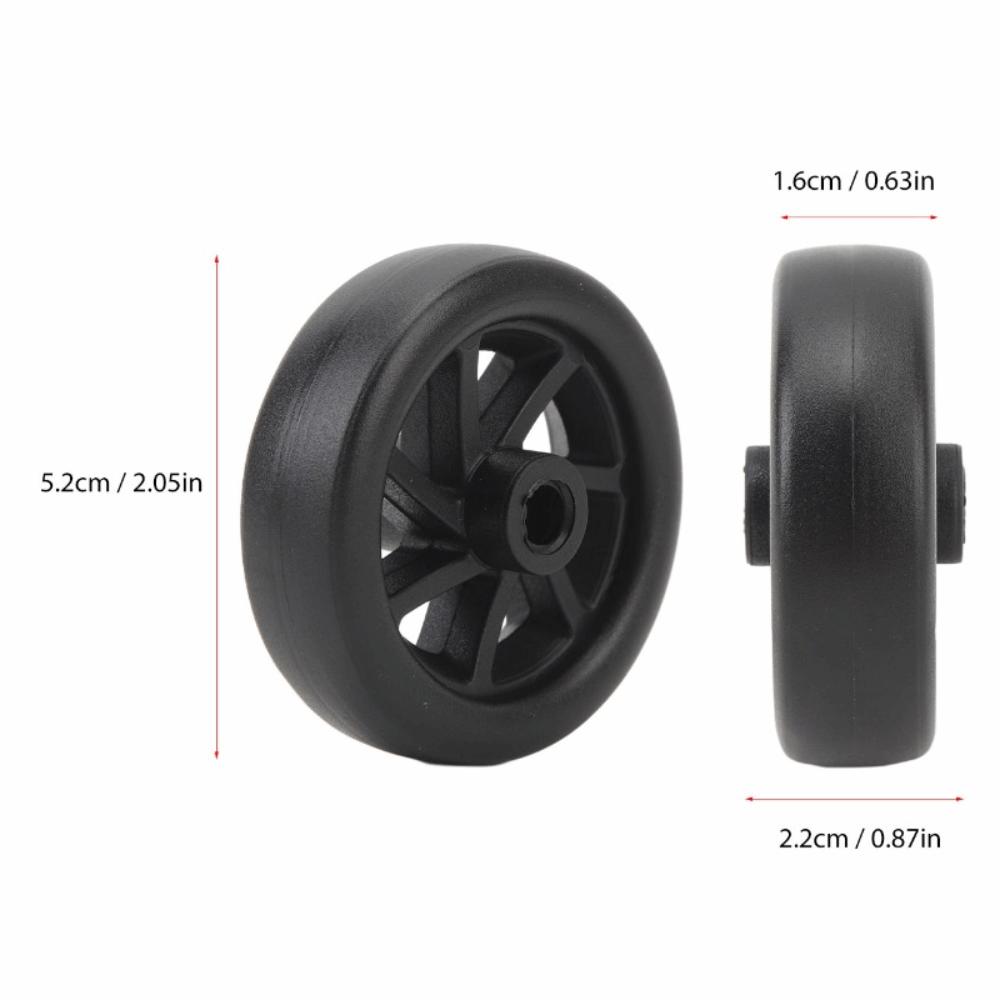 4 Pcs Durable PVC Luggage Wheel Silent Easy Installation Wheel Replacement Kit Wheel Repair Caster Set Hiking Travel
