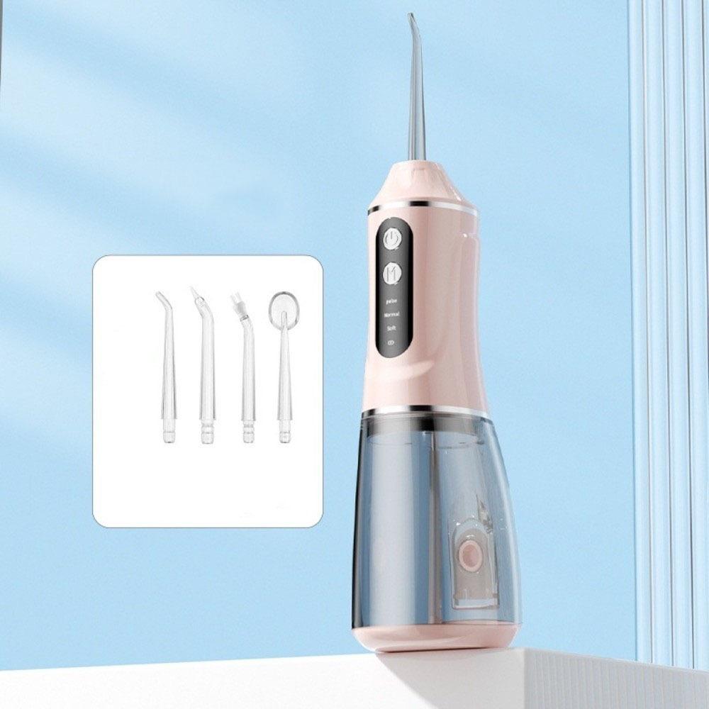 

Rechargeable Dental Cleaner Cordless Tooth Scaler Germ Prevention Electric Tooth Flusher Travel розовый