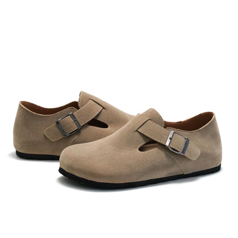 Jarní a letní dámské korkové boty pro volný čas, pánské unisex boty Baotou Water Pine, matné KWN-BT-8