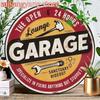 Metallposter Vintage Blechschild 8x8 Zoll Retro Aluminium Wandkunst für Garage Man Cave