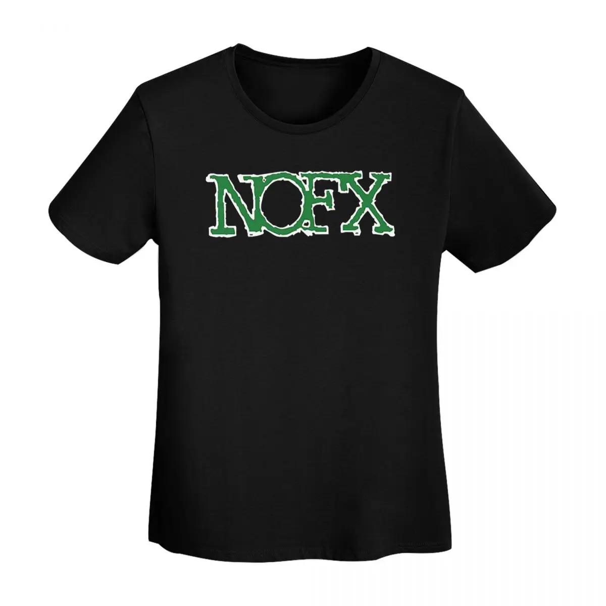 

Nofx Band Final Tour Skull TShirt Women Short Sleeve T Shirts Round Neck Clothes Cotton Summer Tees Streetwear 4XL