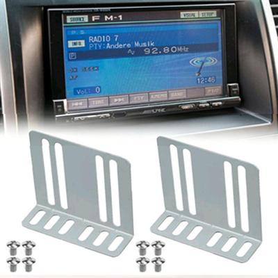 Doppel-DIN Autoradio Einbausatz Mit MP5 Halterung Und Stützhalterung Kompatibel Mit 2-DIN Autoradio Ersatzgeräten