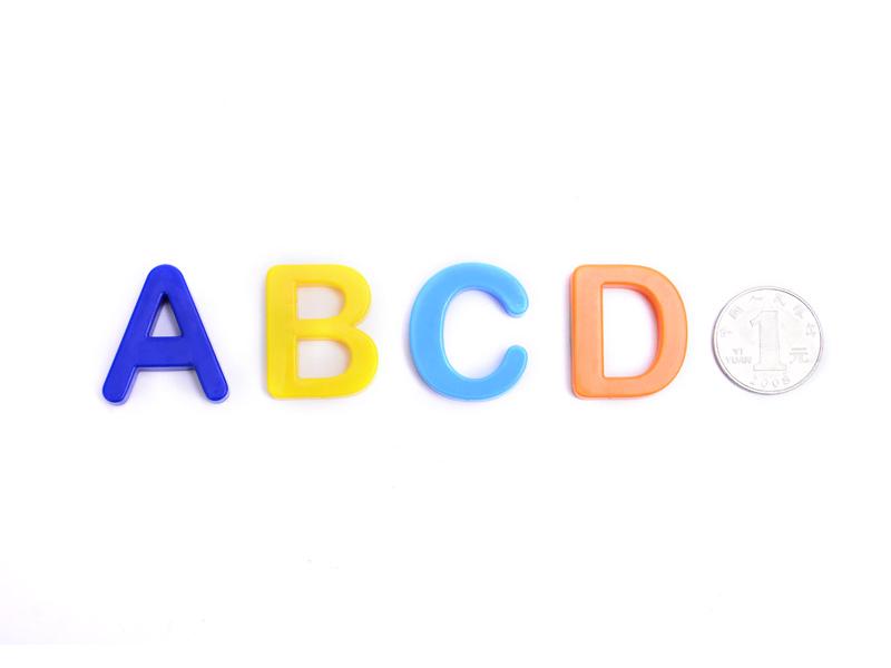 Children's Magnetic Uppercase Letter Stickers for Fun Early Education