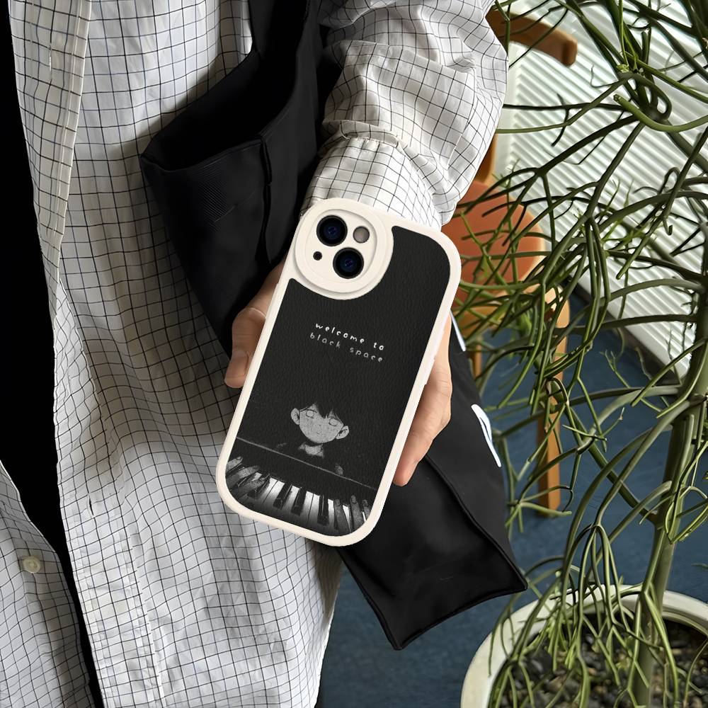 O-Omori Game Phone Case For IPhone 16 15 14 13 12 11 Pro Max Plus Leather Shockproof Cover