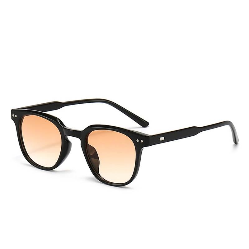Vintage Small Square Sunglasses for Women 70s Retro Fashion Rivet Sunglasses Women's Casual Travel Party Driving Sunglasses Men