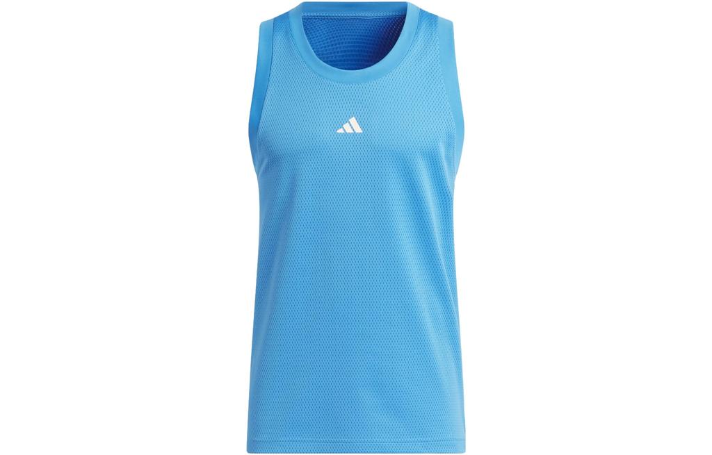 Adidas Tank Tops Men's Blue Crew Neck Moderate Other IL2265