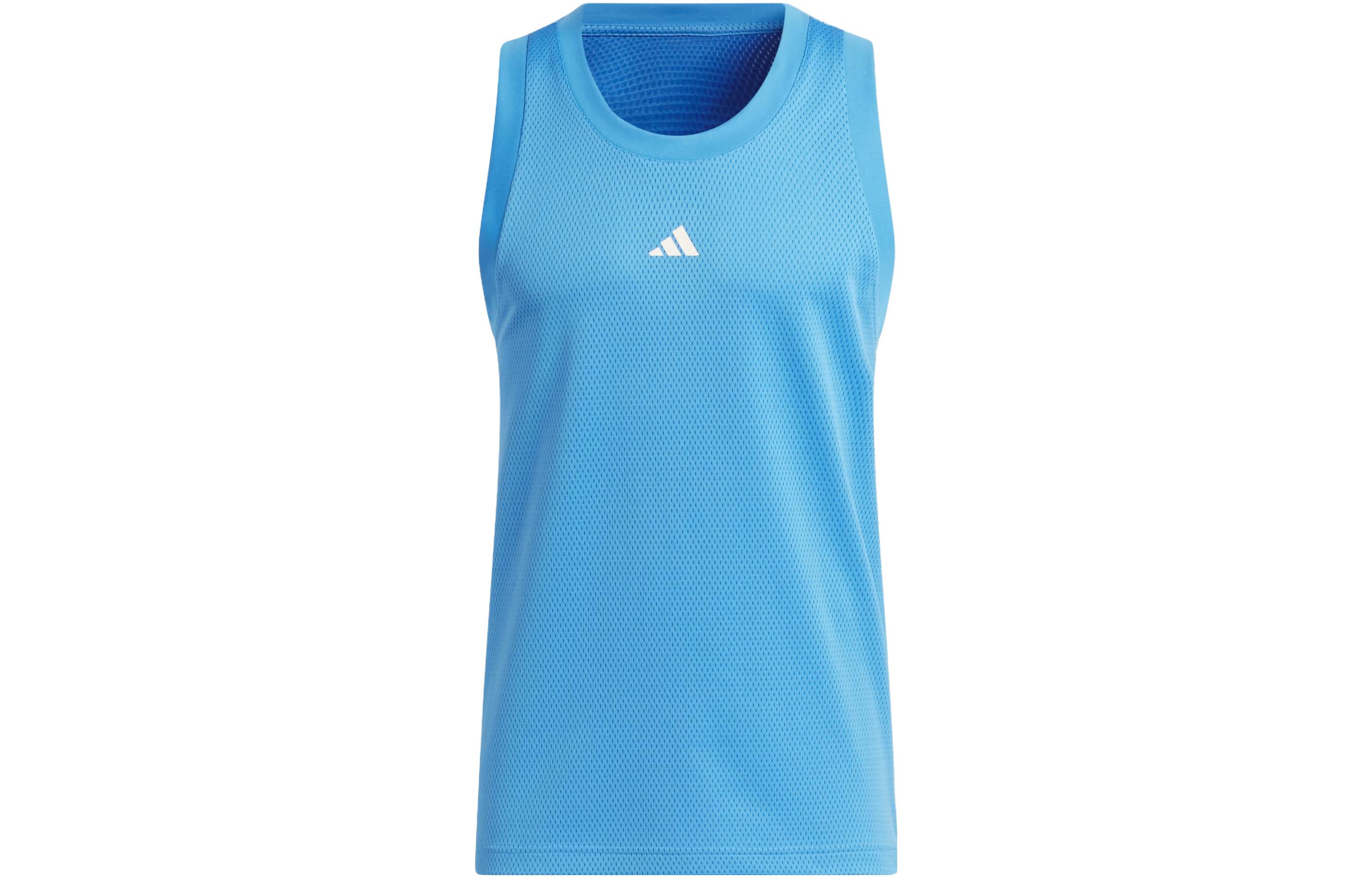 Adidas Tank Tops Men s Blue Crew Neck Moderate Other IL2265 M