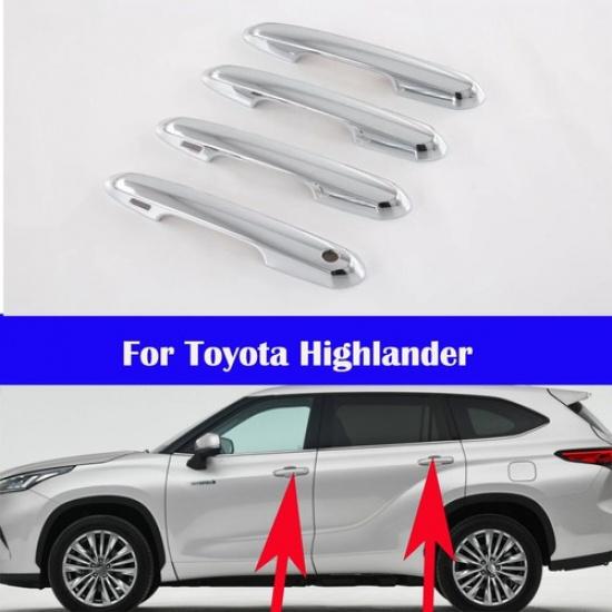 4. Car four door handle decorative strip For Toyota Highlander -2024