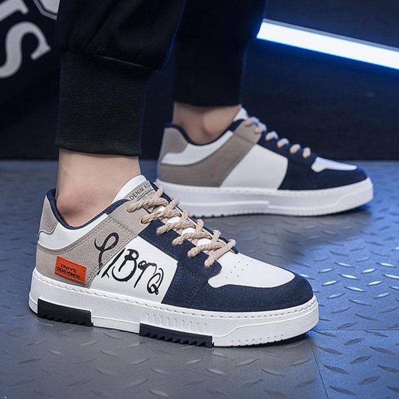 Fashion Designer Shoes Men Casual Platform Sneakes Lace Up Trainers Student Sneakes Mens Vulcanized Shoes Zapatillas Hombre