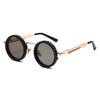 Vintage Round Steampunk Polarized Sunglasses For Men Women Outdoor Sport Shades -Level Adjustable Dimming Sun Glasses Uv400