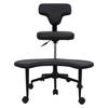 ADHD Desk Chair, ADHD Chair for Adults, Cross Legged Office Chair with Wheels, Criss Cross Desk Chair with Lumbar Support and Height Adjustable