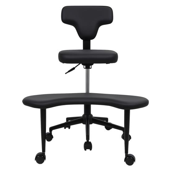 ADHD Desk Chair, ADHD Chair for Adults, Cross Legged Office Chair with Wheels, Criss Cross Desk Chair with Lumbar Support and Height Adjustable
