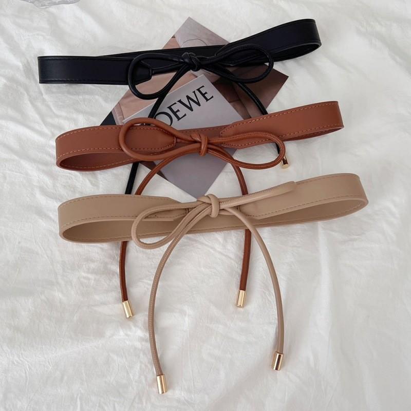 Stylish Knot Waist Belt For Women Versatile Accessory For Dresses And Sweaters In Black And Brown
