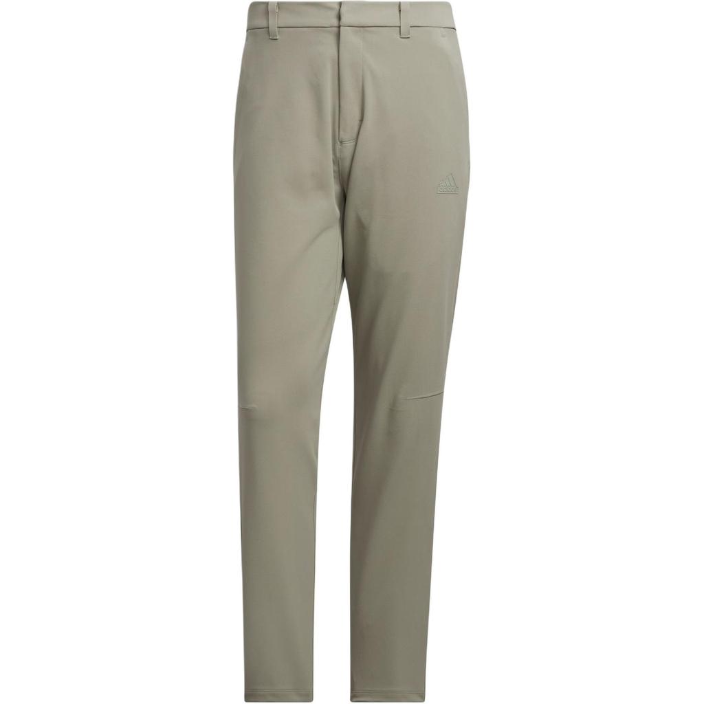 Adidas Solid Color Logo Casual Pants Men Pants Pebble-Grey IS4954