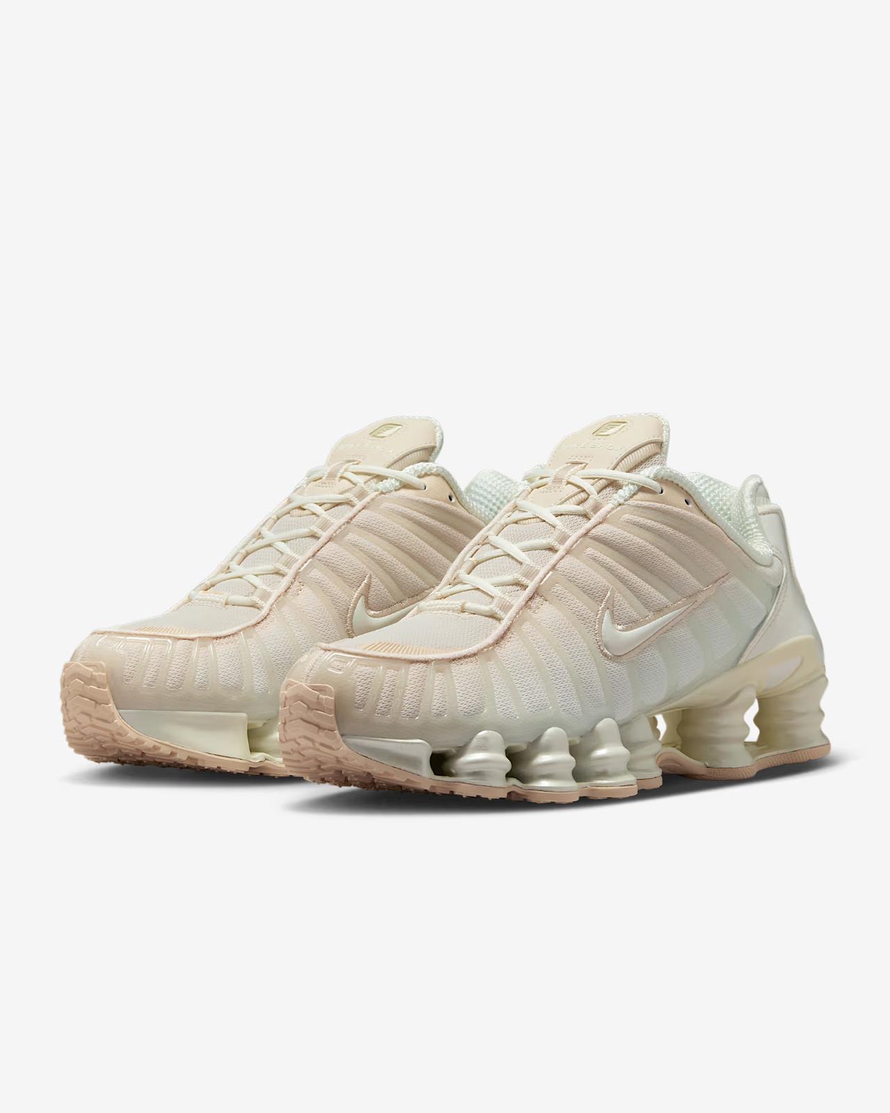 IH5075-219 Nike Shox TL Pearl White Particle Pink Soft Pearl (Women s) 5.5W