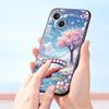 Korean Flower Phone Case Cover for iPhone 17 16 15 14 13 12 11 Pro Max 17 Air Plus Shockproof Soft TPU Shell Fundas Capas Coque