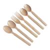 Degradable Tableware Environmentally Friendly Disposable Rice Husk Knife, Fork and Spoon Wheat Straw Spoon Household and Commercial Cake Spoon