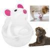 Pet Cat Dog Leakage Feeder Slow Food Dispenser Mice   Design   Toy(Pink)