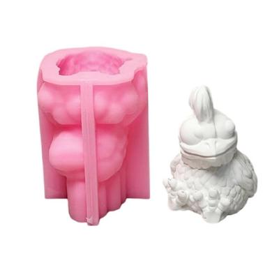 Funny Chicken Molds Handmade Silicone Mould Ornament Molds Animal Molds Casting Molds for Home Table Decorations