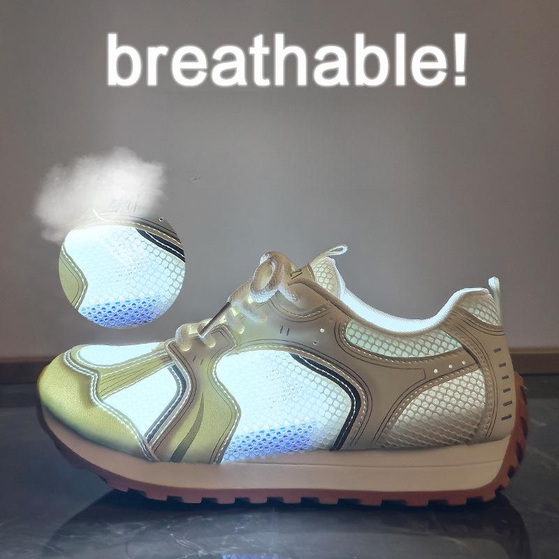 New Dad Shoes for Women Summer Student Sports Running Casual Shoes Mesh Breathable
