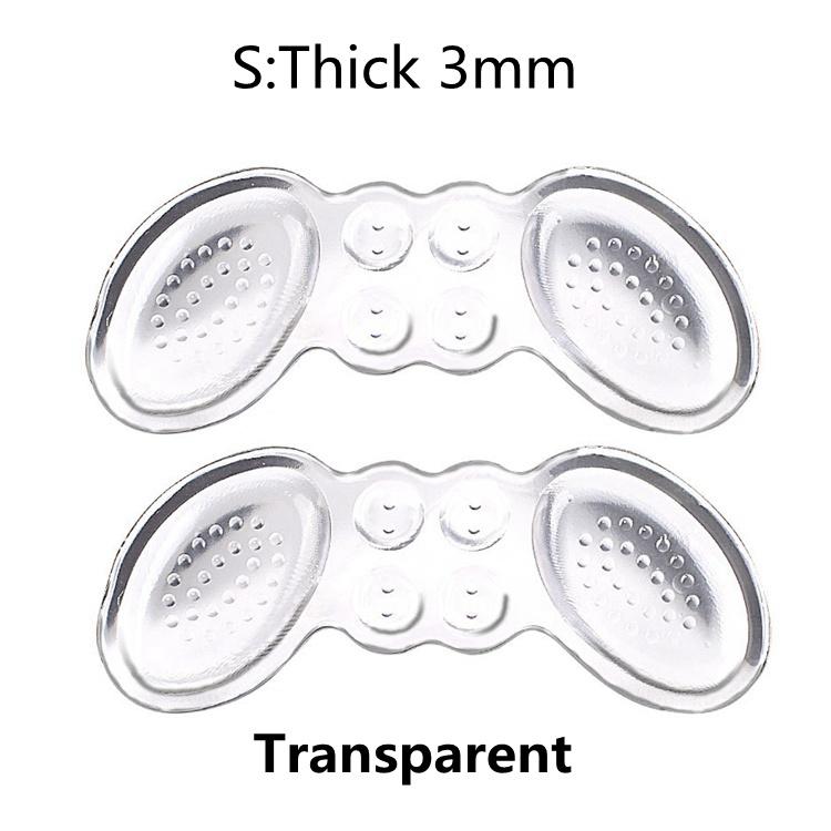 Women Forefoot Pads Silicone Insoles for Shoes Soft Breathable Foot Pads Shock Absorption Shoe Pad Adjust Size Half Inserts