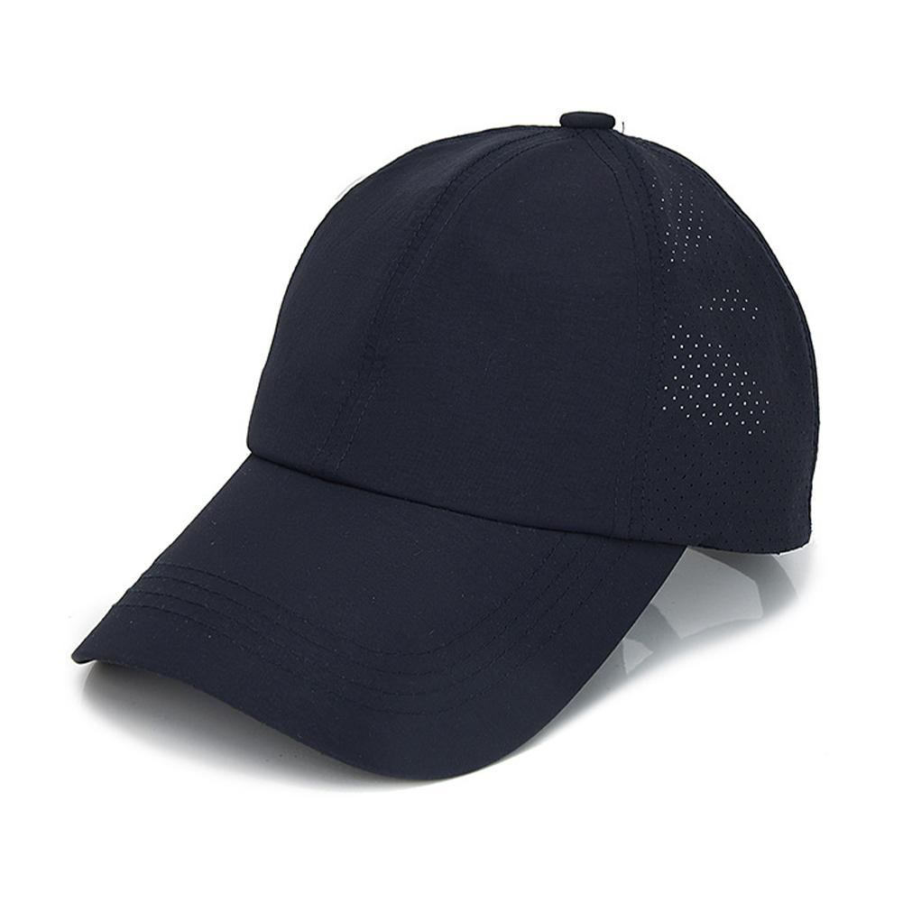 

Швидкосихаюча бейсболка Спорт на відкритому повітрі Сітчастий дихаючий капелюх Регульована шапка для походів Риболовлі Гольф
