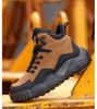 Men's Lightweight Steel Toe Safety Shoes: Anti-Smash, Anti-Puncture, Breathable, Fashionable, and Wear-Resistant Work Footwear.