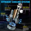 2Pcs H4 H7 Led Projector Lens Headlight Bulbs H8 H11 Canbus 9005 HB3 9006 HB4 Car Turbo Headlamp 80000LM 140W Hi/Lo Beam Spotlight LHD Auto Lamp 6000K