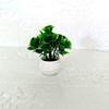 Realistic Monthly Rose Artificial Green Plants Potted For Decoration Indoor