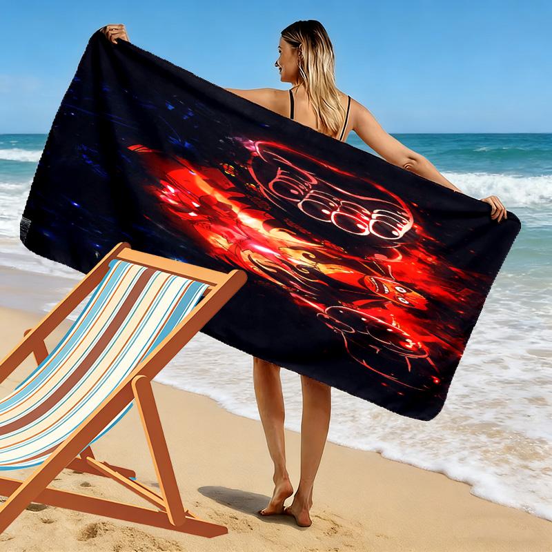 Adventure Chaos Unleashed beach towel soft Portable for travel seaside swim quickdrying swim towel beach Outdoor picnic beach mat Comfort