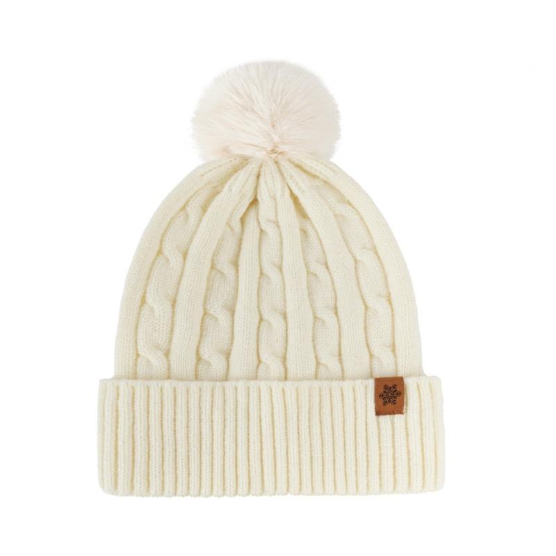 Knitted Hat for Autumn and Winter, Women's Cold Proof and Warm Ear Protection, Solid Color Outdoor Warm Ear Protection Hat