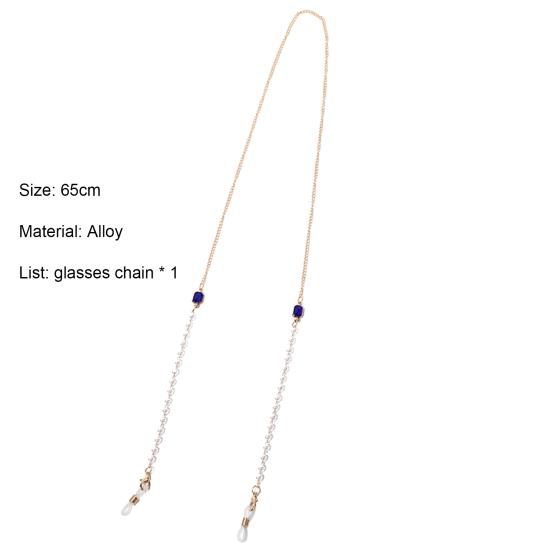 Lanț de ochelari atrăgător de culori vii, capabil de lectură, lanț de ochelari, cordon pentru ochelari pentru fată