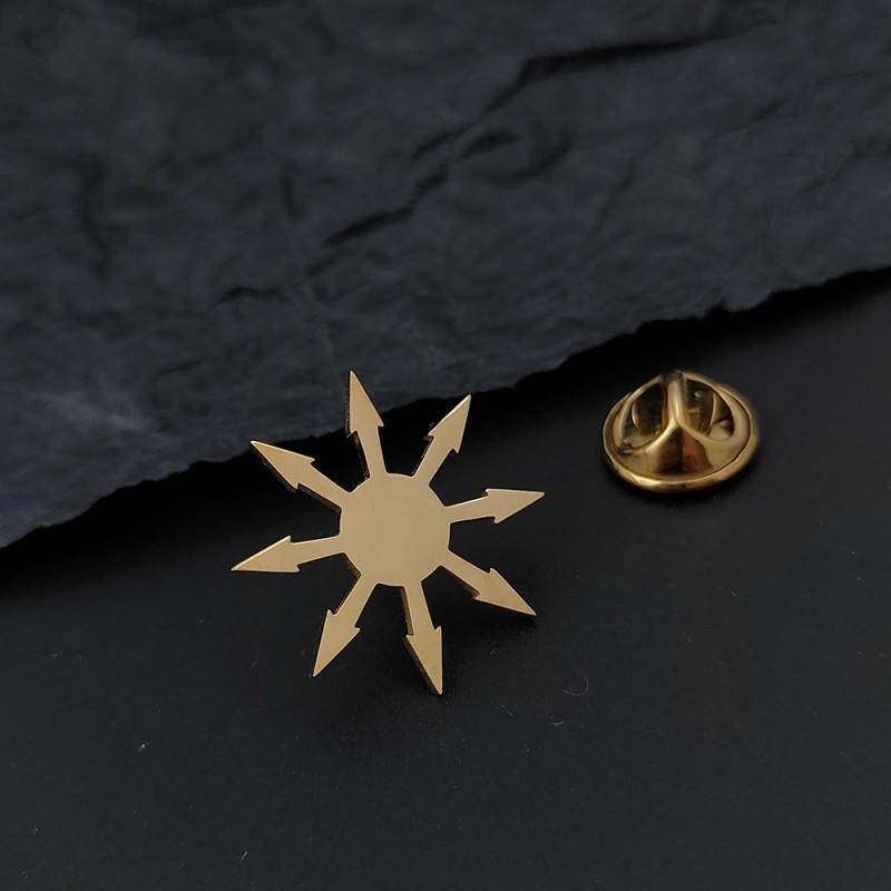New Anime Naruto Dart Personalized Men s Brooch Cufflinks Suit Dress Accessories Versatile Clothing 14k