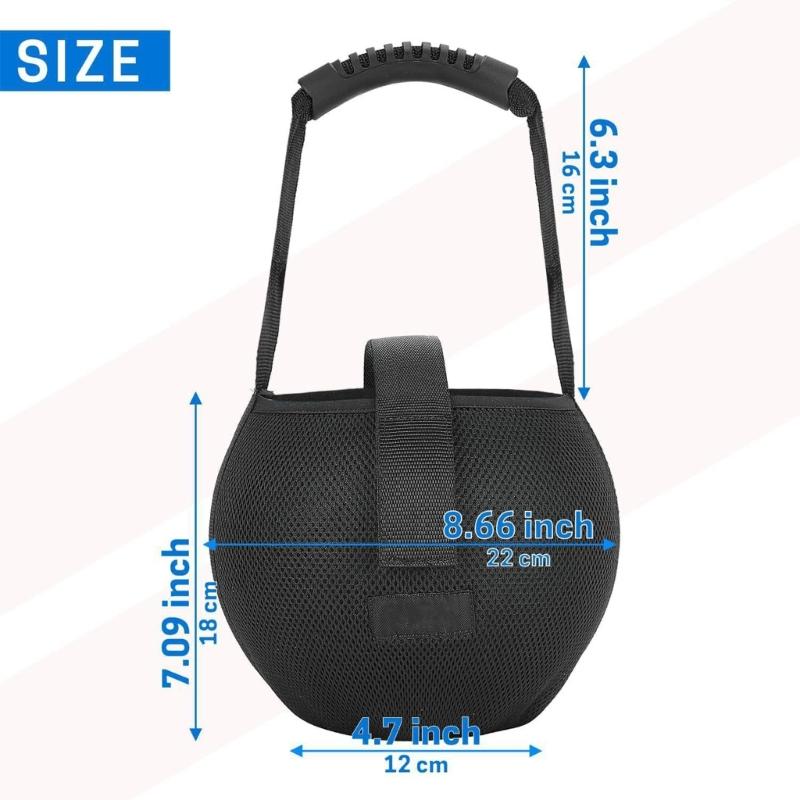 Single Ball Bowling Bag Secure Top Closure Light Weight Foldable Bowling Ball Carriers for Easyly Transport Storage