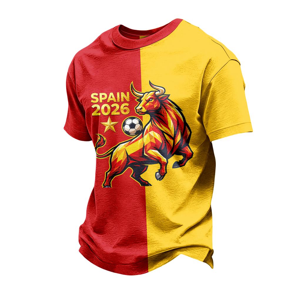 Men's Casual Short Sleeve T Shirt Crew Neck Comfortable Lightweight Soft Fabric Graphic Print Design