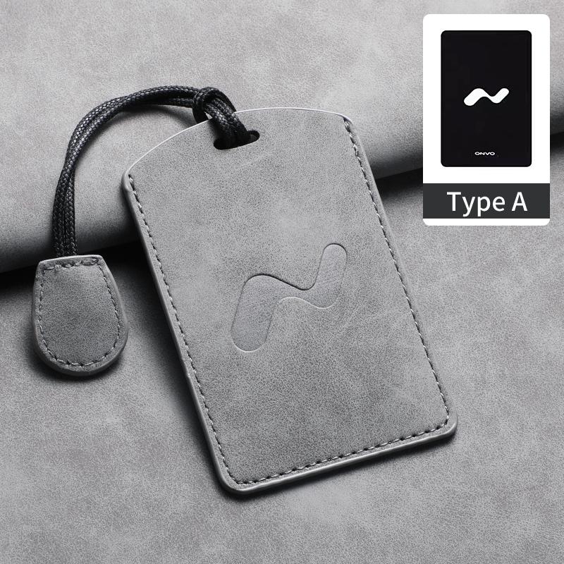 

Car Key Case Cover FOR ONVO L60 L90 Leather Car Remote Key Case Shell Durable Car Protecter Key Case Car Shell Holder Accessorie