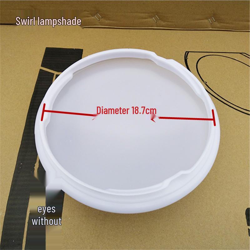 

Кругле покриття для стельового світильника для кухні, коридору або балкона - Абажур з захистом від відблисків