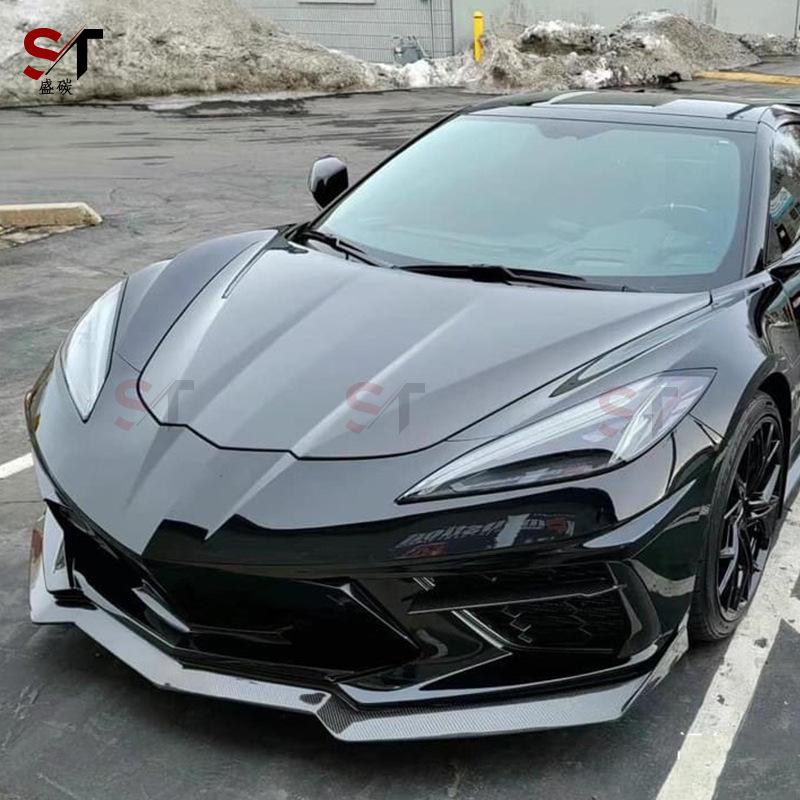 Chevrolet Corvette C8 Carbon Fiber Engine Hood - Original Style Modified Front Hood Body Kit